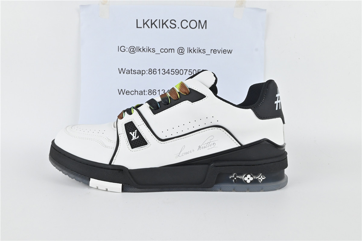 L0vis Vvtt0n LV Trainer Black White